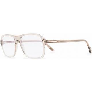 Tom Ford FT5806-B Blue-Light Block 057 55 Briller Mænd Brun - Transparent Beige Brown - 55mm