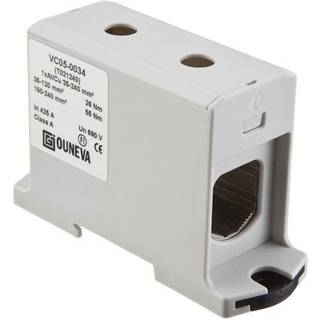 Ouneva Otl-isoleret universal klemme aluminium/kobber 35-240 mm2 grå