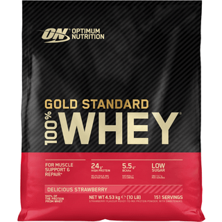 Optimum Nutrition Gold Standard 100% Whey, 4,54kg Delicious Strawberry 4,54kg