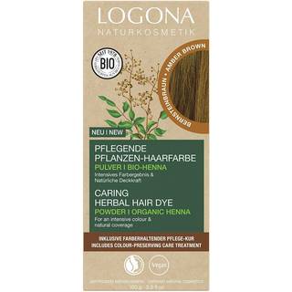 Logona Hårpleje Hair Colour Plejende plante-hårfarve Ravbrun 100 g (1.060,00 kr / 1 kg) - 100 g