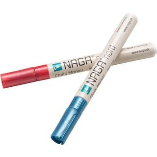 Naga glasmarkere 2mm Wet Erase pink og blå, sæt a 2 stk