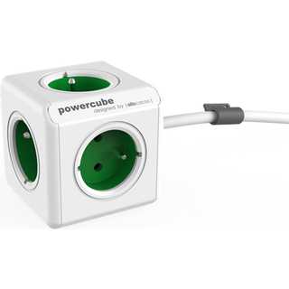 PowerCube Extended 1.5 meter (Type E) - Green Strømforsyning - ATX - 80 Plus