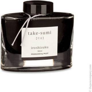 Pilot Iroshizuku Fountain Pen Ink - 50 ml flaske - Take -Sumi (Gray Black) (Japan Import) Sort