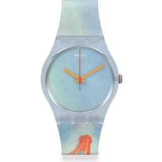 Swatch Original Gents Centre Pompidou Eiffel Tower by Robert Delaunay Quartz Unisex Watch GZ357
