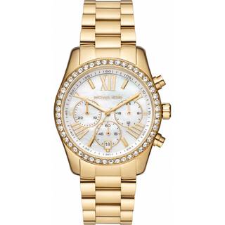 MK Lexington Pavé Gold-Tone Watch - Gold - Michael Kors - ONE SIZE