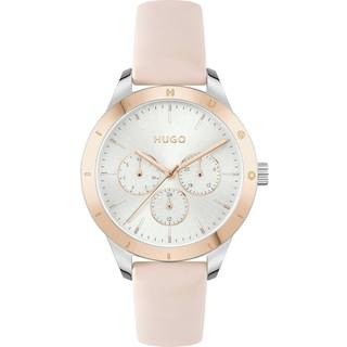 HUGO 1540117 Friend Two Tone Pink Leather Strap Watch - W45347