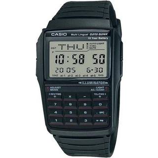 Herre Casio DATABANK CALCULATOR Ur i Sort og Grå
