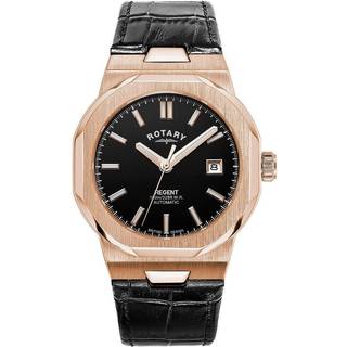 Rotary GS05414/04 Regent Black Leather Strap Watch - W13155