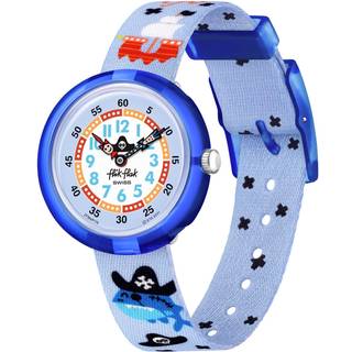 Flik Flak Ahoy Matey! Quartz Blue Dial Blue Fabric Strap Kids Watch FBNP178