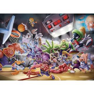 Ravensburger Space Jam: Final Dunk - Sp?ndende 1000 stykker Jigsaw -puslespil for b?rn og voksne | Unik softclick -teknologi | Levende bl?ndingsf