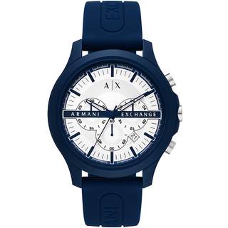 Armani Exchange AX2437 Chronograph Blue Silicone Strap Watch - W65293