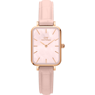 Daniel Wellington DW Watch Quadro Pressed Rouge Rose Gold 20x26mm