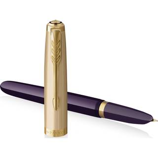 51 Plum Fyldepen Medium (gold nib) Parker 2123517