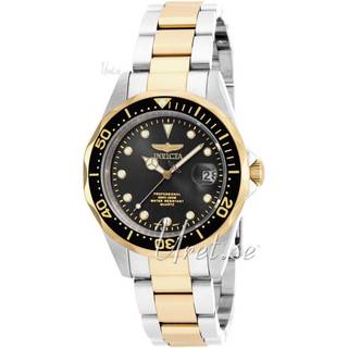 Invicta 17049 Pro Diver Sort/Gul guldtonet stål Ø38 mm