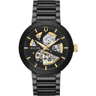 Bulova 98A203 Dress Sort/Stål Ø42 mm