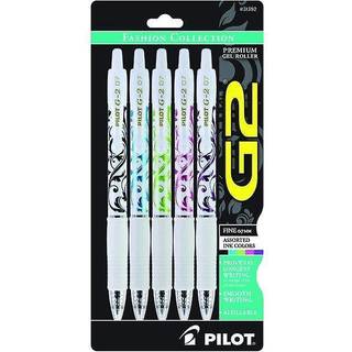 Pilot G2 Premium Gel Roller Pens Fin Point 0,7 mm Fashion Collection Assorterede farver Pakke p? 5