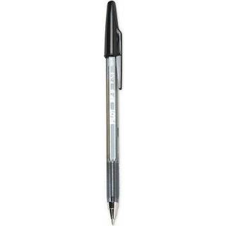 Pilot Better Ball Point Stick Pen sort bl?k 7mm dusin