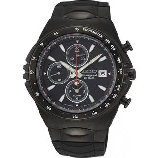 Seiko SNAF87P1 Sort/Gummi Ø43.2 mm