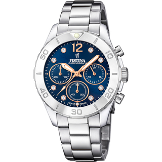 Festina F20603-3 Boyfriend Blå/Stål Ø39 mm
