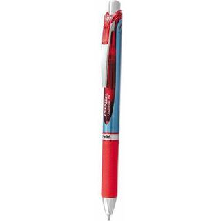 Pentel Gel Pen udtr?kkelig/genopfyldelig metalspids .7mm r?d (Penbln77b)