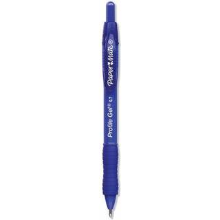 Paper Mate Gel Pen Profile udtr?kkelig pen 0,7 mm bl? 12 t?lling