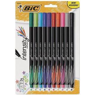 Bic Intensity Fineliner Marker Pen Fine Point (0,4 mm) Assorterede farver 10-tæller modelnummer: FPINFAP10