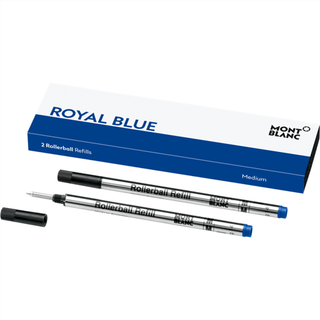 Mont Blanc Royal Blue M refill Rollerball 128233