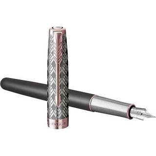 Sonnet Metal & Grey PGT Fountain Pen Fine Nib 18K, Parker 2119788
