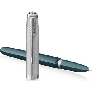 51 Teal Blue Fyldepen Fine, Parker 2123506