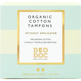 DeoDoc Cotton Tampons Without Applicator Regular