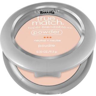 L'Oreal Paris True Match Super Blendable Oil Free Powder Foundation N2 Lys 0,33 oz emballage kan variere