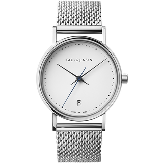 Georg Jensen Koppel HK321 armbåndsur med mesh lænke - Ø32