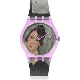Swatch Original Gents Centre Pompidou ‘Portrait of Dedie’ by Amedo Modigliani Quartz Unisex Watch GZ356