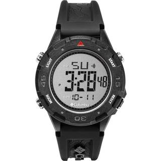 Columbia Exclusive Trailhead Quartz Digital Dial Black Rubber Strap Watch CSS13-007