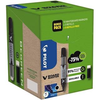 Pilot V-Board Master Greenpack | M rund | Sort