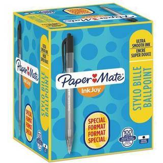 Paper Mate InkJoy 100 Kuglepen | Sort | Valuepack
