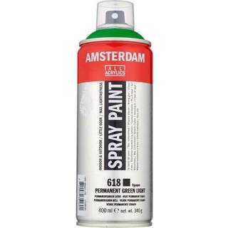 Amsterdam Akrylspray 618. Perm. Green Lt