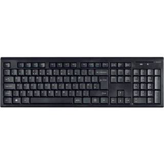 Deltaco wireless keyboard.105 keys USB receiver - Tastatur - Engelsk - UK - Sort