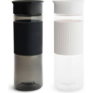 Munchkin Miracle 360 ??Cup Forælderpakke 24 Ounce Spill Proof Sippy Cups Black and White 2 Pack - fantastisk til småbørn store børn eller voksne