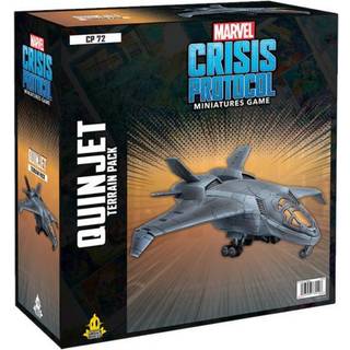 Marvel Crisis Protocol Quinjet Terrain Pack | Miniatyrer Battle Game | Strategispil for voksne | Alder 14+ | 2 spillere | Gennemsnitlig spilletid