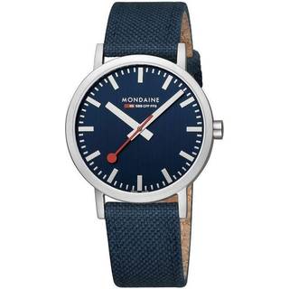 Mondaine A660.30360.40SBQ Classic Blå/Læder Ø40 mm