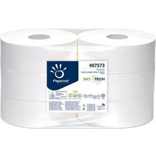 Toiletpapir BioTech Jumbo 2-lags 350m 6 ruller