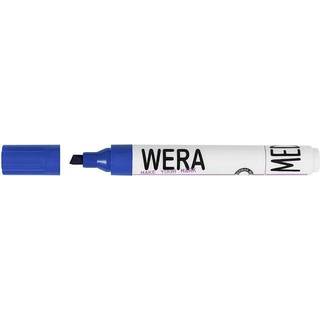 Office marker permanent med rund spids 1-3mm blå