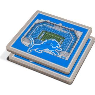 Youthefan NFL Detroit Lions 3D Stadiumview Coasters - Ford Field