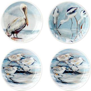 Certificerede internationale kystfugle 40 oz. Suppe/kornskåle sæt på 4