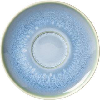 Villeroy & Boch Crafted Blueberry Kaffeunderkop 15 Cm - Kagetallerken & Desserttallerken Porcelæn Turkis - 19-5169-1310