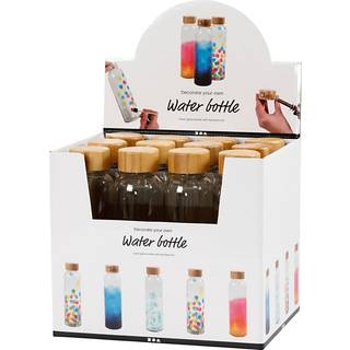 Genanvendelig Glas Vandflaske 500 ml - 12 stk.
