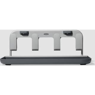 Oxo gode greb aluminiumsramme flaske t?rringsstativ