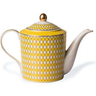 Håndlavet porcelæn-tekande Chess, 1,1 L
