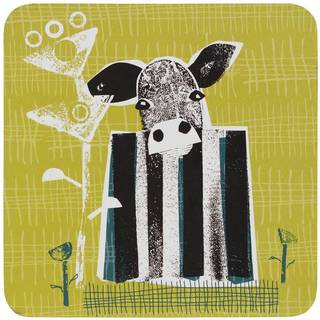 Cow Coasters - Set Of 6 -